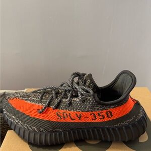 adidas Yeezy Sneakers in Black and Orange